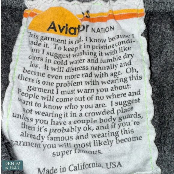 AVIATOR NATION XS Rainbow 5 Stripe Classic Sweatpants/Joggers Charcoal Gray - Picture 12 of 14